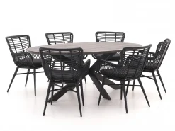 Intenso Asti/Fidenza ovaal 180cm dining tuinset 7-delig