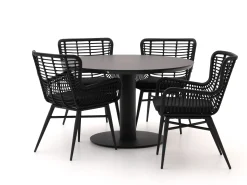 Intenso Asti/La Fonte Ø120cm dining tuinset 5-delig