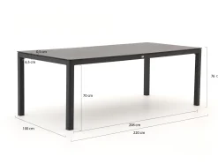 Intenso Asti/La Fonte 220cm dining tuinset 7-delig