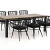 Intenso Asti/ROUGH-S 220cm dining tuinset 7-delig
