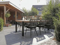 Intenso Asti/ROUGH-S 220cm dining tuinset 7-delig