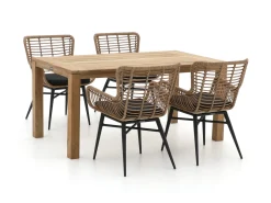 Intenso Asti/ROUGH-S 160cm dining tuinset 5-delig