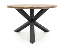 Intenso Asti/Rough-Y Ø120cm dining tuinset 5-delig