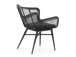 Intenso Asti/Rough-Y Ø120cm dining tuinset 5-delig