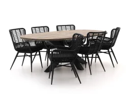 Intenso Asti/Rough-Y Ellips 240cm dining tuinset 7-delig