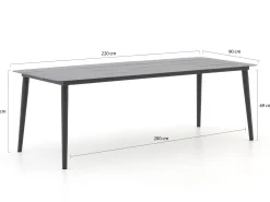 Intenso Asti/Sora 220cm dining tuinset 7-delig