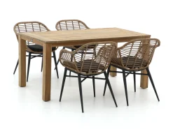 Intenso Azora/ROUGH-S 160cm dining tuinset 5-delig