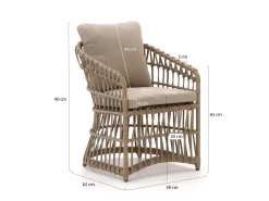 Intenso Cameri/ROUGH-Y Ellips 200cm dining tuinset 5-delig