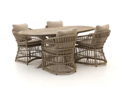 Intenso Cameri/ROUGH-Y Ellips 200cm dining tuinset 5-delig