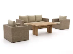 Intenso Carpino/ROUGH-L dining loungeset 4-delig