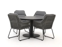 Intenso Isorella/La Fonte ø 120cm dining tuinset 5-delig