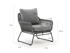Intenso Isorella lounge tuinstoel