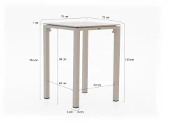 Intenso Isorella/Trecenta 75cm barset 3-delig