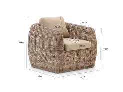 Intenso Marecchia lounge tuinstoel