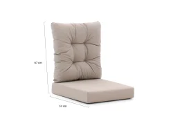Intenso Mazzano kussens zit + rug t.b.v. lounge tuinstoel verstelbaar