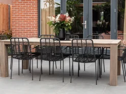 Intenso Mazzano/ROUGH-X 200cm lounge-dining tuinset 5-delig verstelbaar