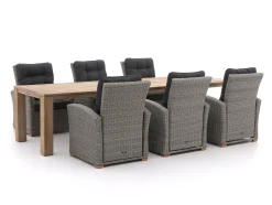 Intenso Mazzano/ROUGH-X 320cm lounge-dining tuinset 7-delig verstelbaar