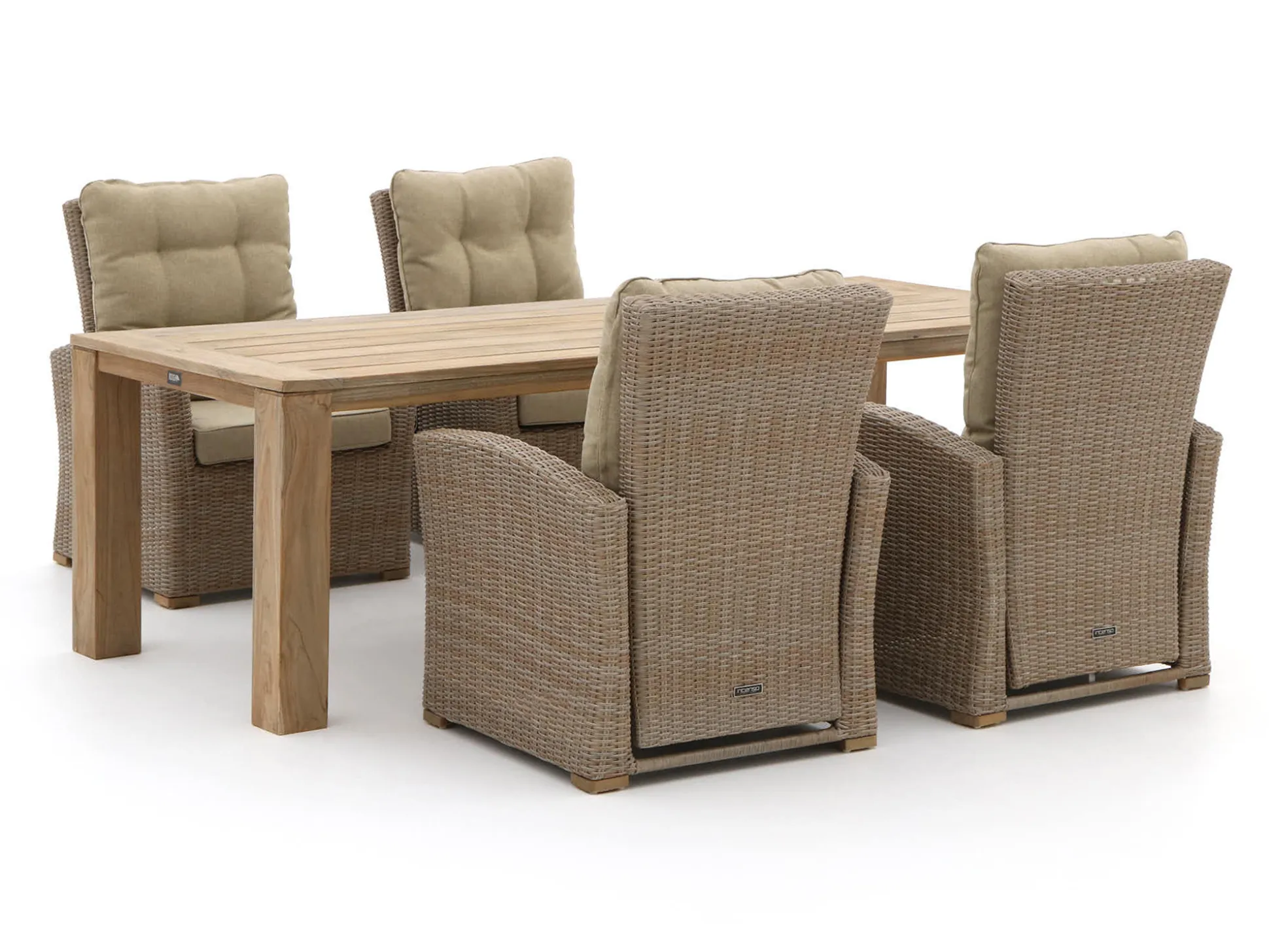 Intenso Mazzano/ROUGH-X 240cm lounge-dining tuinset 5-delig verstelbaar