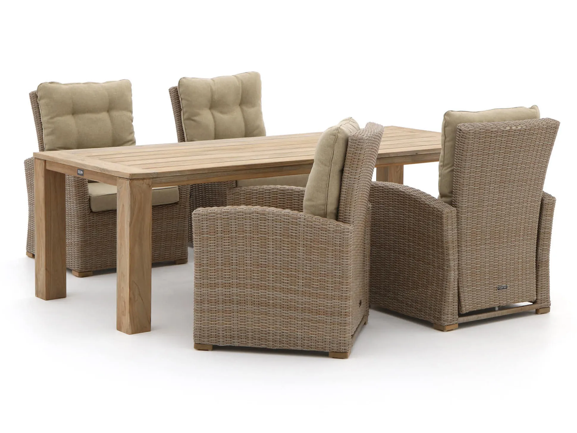Intenso Mazzano/ROUGH-X 240cm lounge-dining tuinset 5-delig verstelbaar