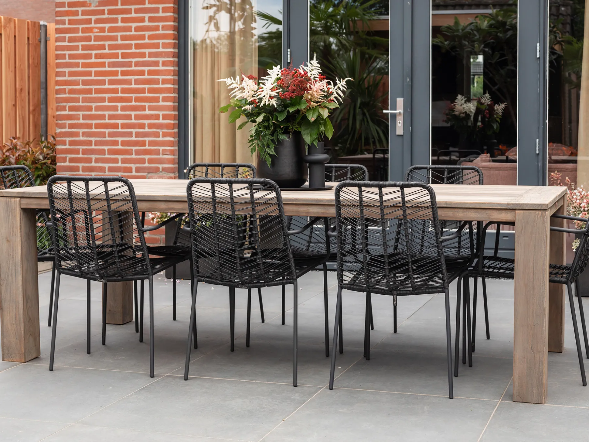 Intenso Mazzano/ROUGH-X 240cm lounge-dining tuinset 5-delig verstelbaar
