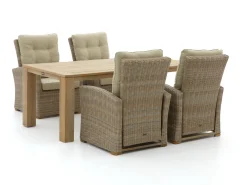 Intenso Mazzano/ROUGH-X 200cm lounge-dining tuinset 5-delig verstelbaar