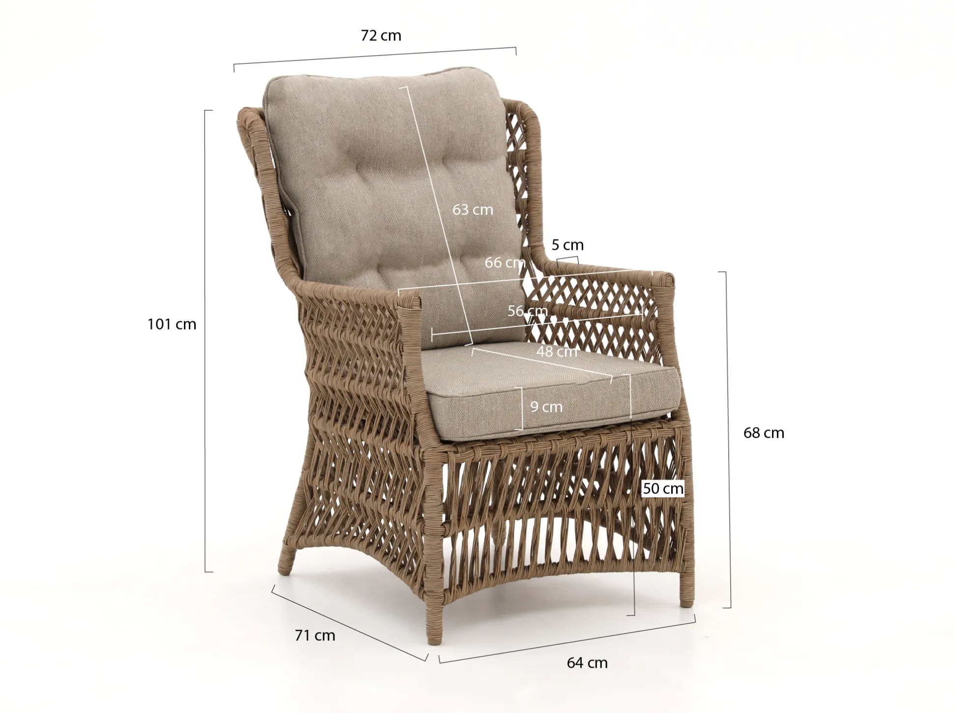 Intenso Milano dining lounge tuinstoel