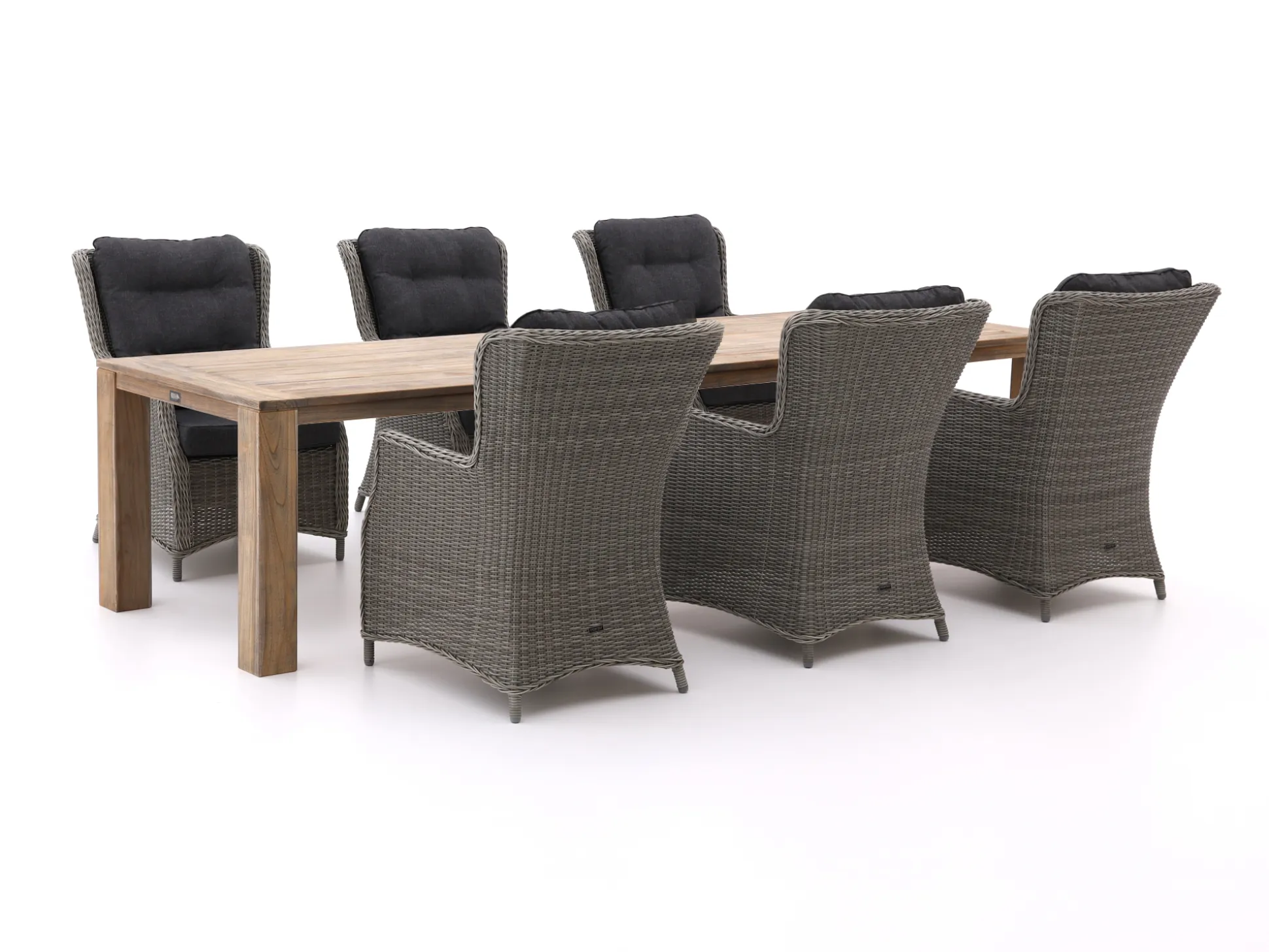 Intenso Milano/ROUGH-X 320cm dining-lounge tuinset 7-delig