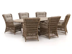 Intenso Milano/ROUGH-Y Ellips 240cm dining-lounge tuinset 7-delig