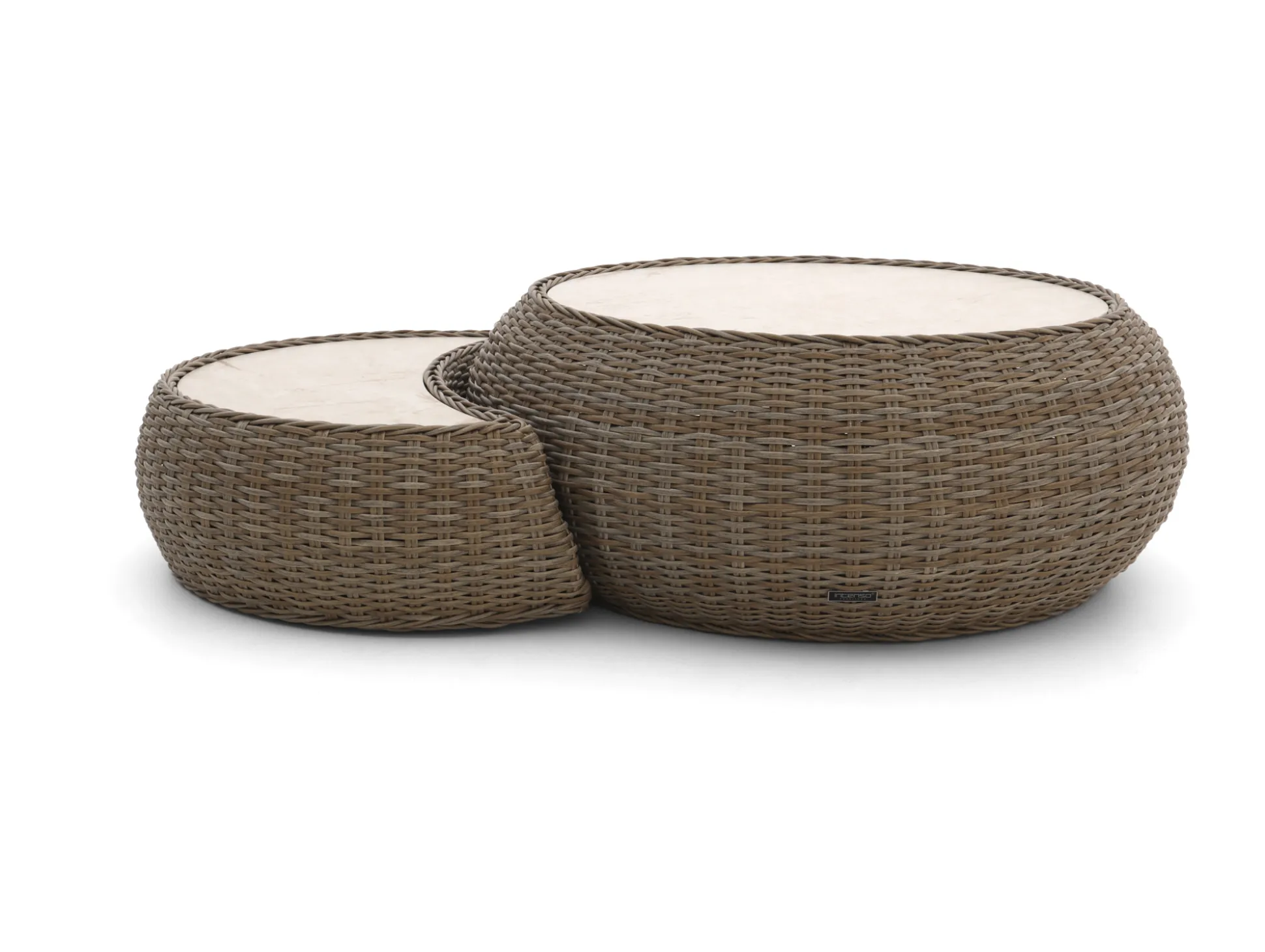 Intenso Santa Ninfa lounge tuintafelset ø 101cm/41x82x22cm