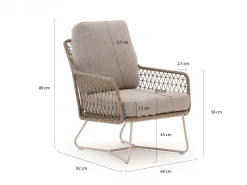 Intenso Trasimeno lounge tuinstoel