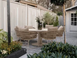 Intenso Trofarello/La Fonte ø150cm dining tuinset 7-delig