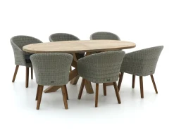Intenso Tropea/ROUGH-Y Ellips 200cm dining tuinset 7-delig