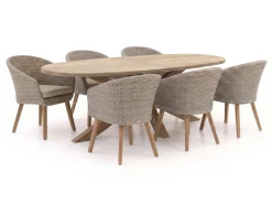 Intenso Tropea/ROUGH-Y Ellips 240cm dining tuinset 7-delig