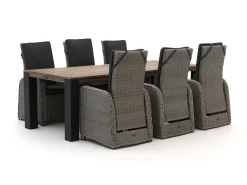 Intenso Umbria/ROUGH-X 240cm dining tuinset 7-delig verstelbaar