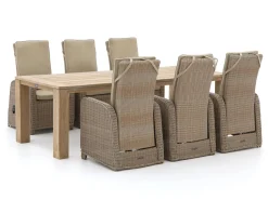 Intenso Umbria/ROUGH-X 240cm dining tuinset 7-delig verstelbaar
