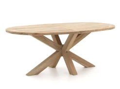 Intenso Umbria/ROUGH-Y Ellips 200cm dining tuinset 5-delig verstelbaar