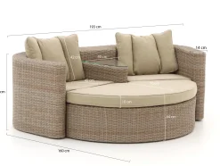 Intenso Venetië loveseat tuinset 2-delig