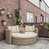 Intenso Venetië loveseat voetenbank 130x70cm