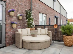 Intenso Venetië loveseat voetenbank 130x70cm