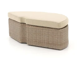 Intenso Venetië loveseat voetenbank 130x70cm