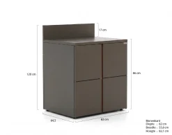 Kees Smit Brava Tuinkast 82x64,5x101cm