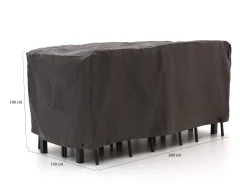 Kees Smit Tuinmeubelhoes barset 240x130x100cm