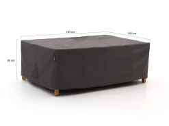 Kees Smit Tuinmeubelhoes diningset 185x150x85cm
