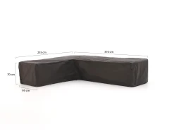 Kees Smit Tuinmeubelhoes hoek loungeset 235x95/310x95x70cm