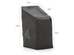 Kees Smit Tuinmeubelhoes stapelbare stoel 66x66x88/128cm