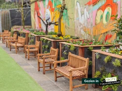 Kinder tuinbank 75x40x56cm