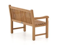 Kinder tuinbank 75x40x56cm/KiKabeer Groot 30cm Bruin