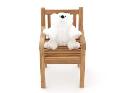 Kinder tuinstoel 35x40x56cm/KiKabeer Groot 30cm wit