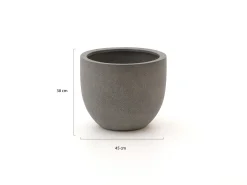 Luca Lifestyle Grigio New Egg Pot bloempot M ø45cm (h:38cm)