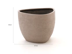Luca Lifestyle Ruvido Organic bloempot L ø67cm (h:50cm)